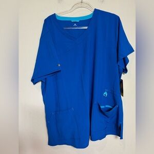 Like New (with tag) Carhartt blue scrub top size 3X